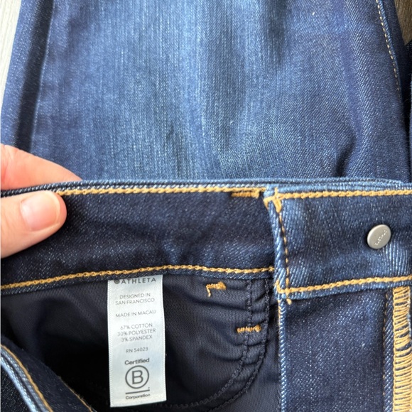 Athleta Skinny Sculptek Denim Jeans Size 2 Like New - Picture 4 of 5